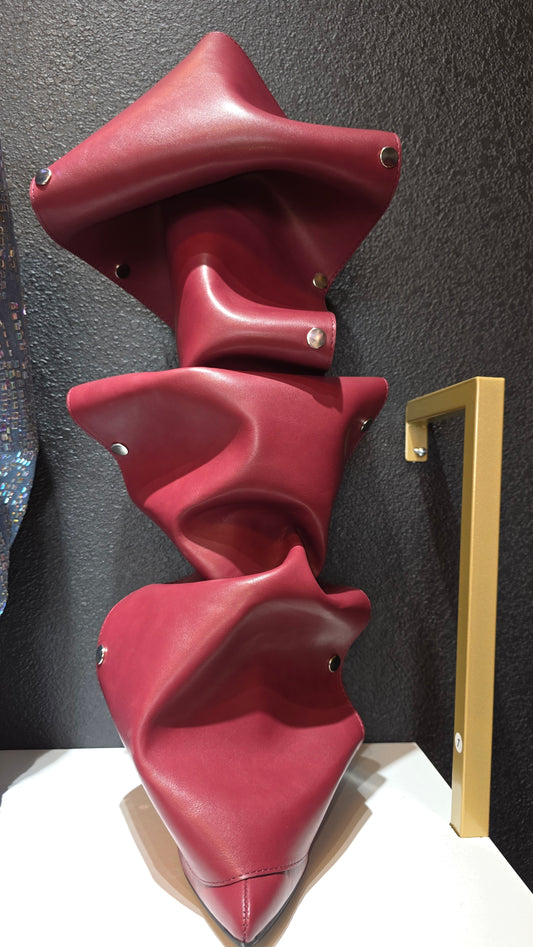 Stacked Boots heels