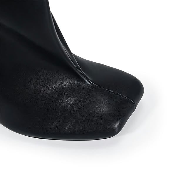 SheBad Square-Toe Knee-High Boots