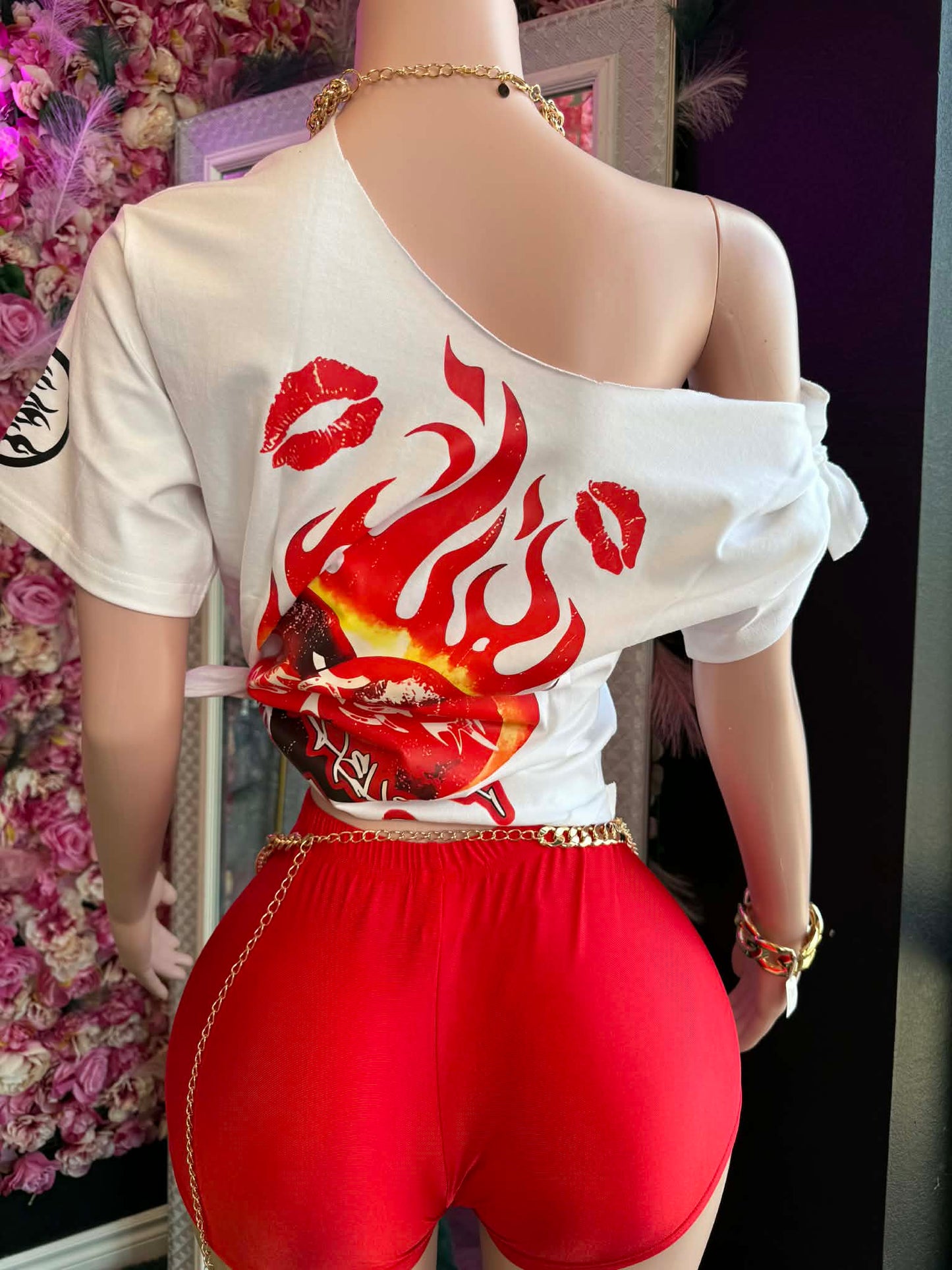 2pc Graffic Tee set