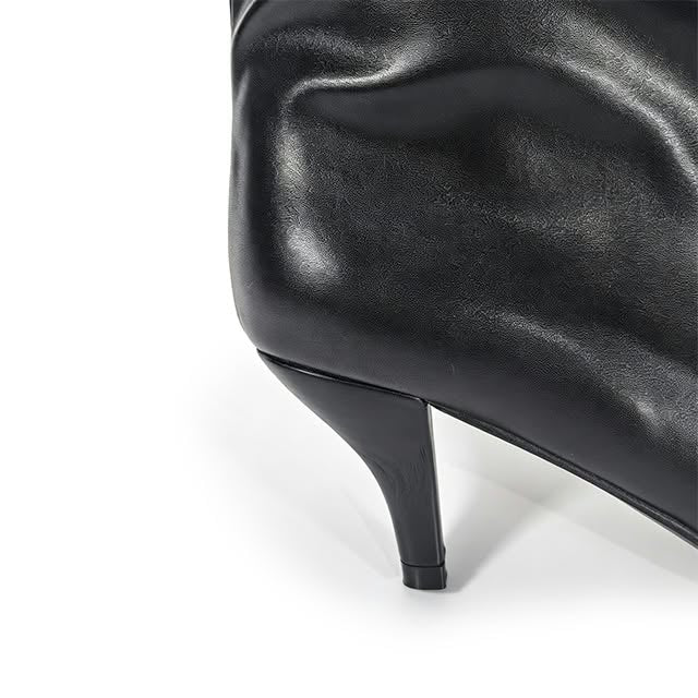 SheBad Square-Toe Knee-High Boots
