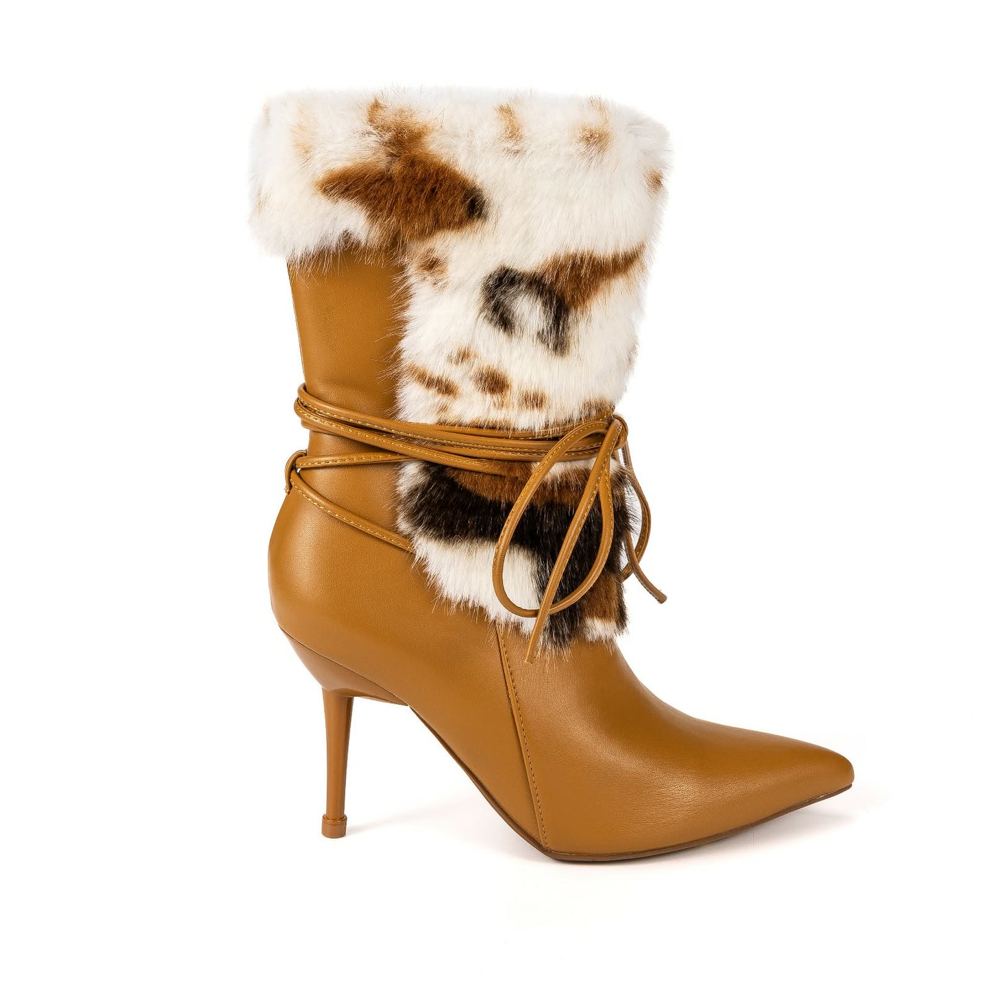 Camo fur boot