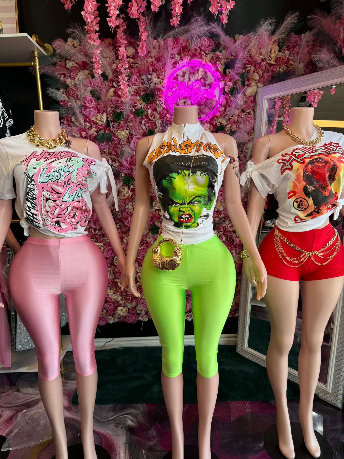 2pc Graffic Tee set